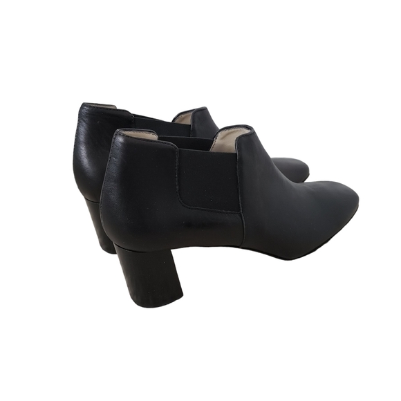 AMALFI by Rangoni Leather Square Toe Heeled Chelsea Boots Narrow Fit - Picture 3 of 16